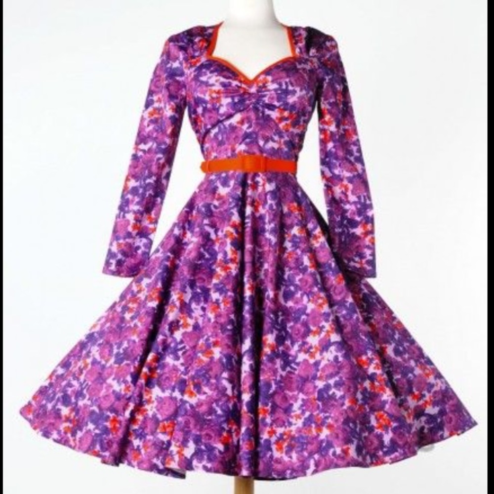 Long Sleeve Heidi Dress 2X